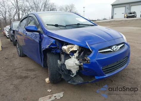 2012 Hyundai Accent Gls из США, поврежденный, VIN KMHCU4AE8CU150675